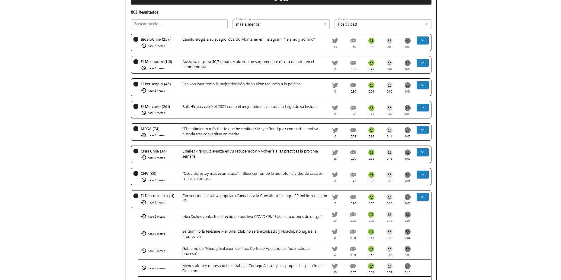 Perspectiva Chilena screenshot 3